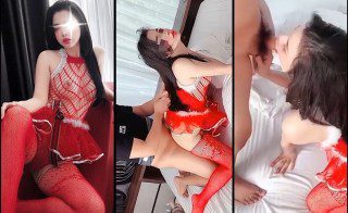 Đi nghỉ dưỡng Đà Lạt em cosplay tuần lộc bú mút địt tung lồn doggy mạnh bạo